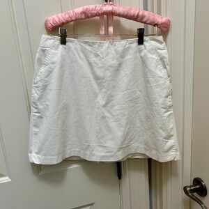 Athletic White Women's Skort, size 10